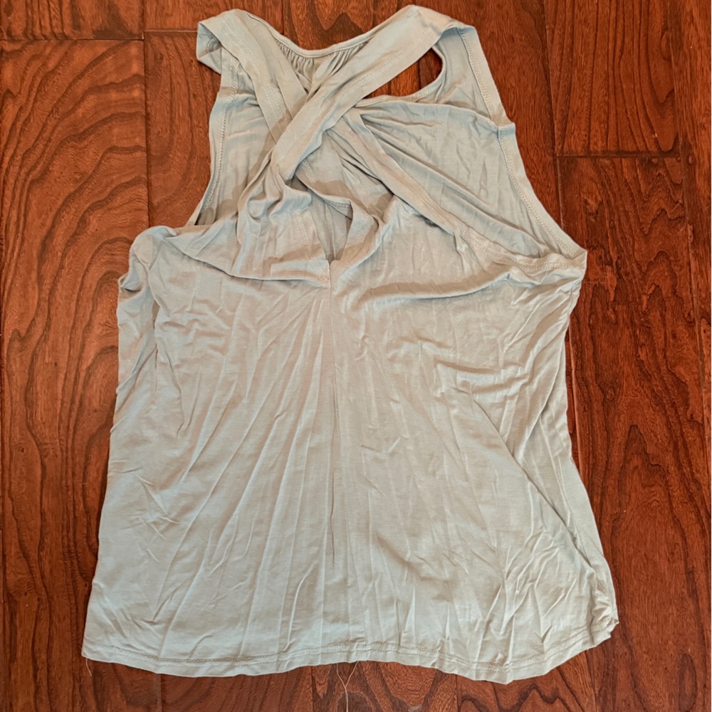 Light Blue Sleeveless Top